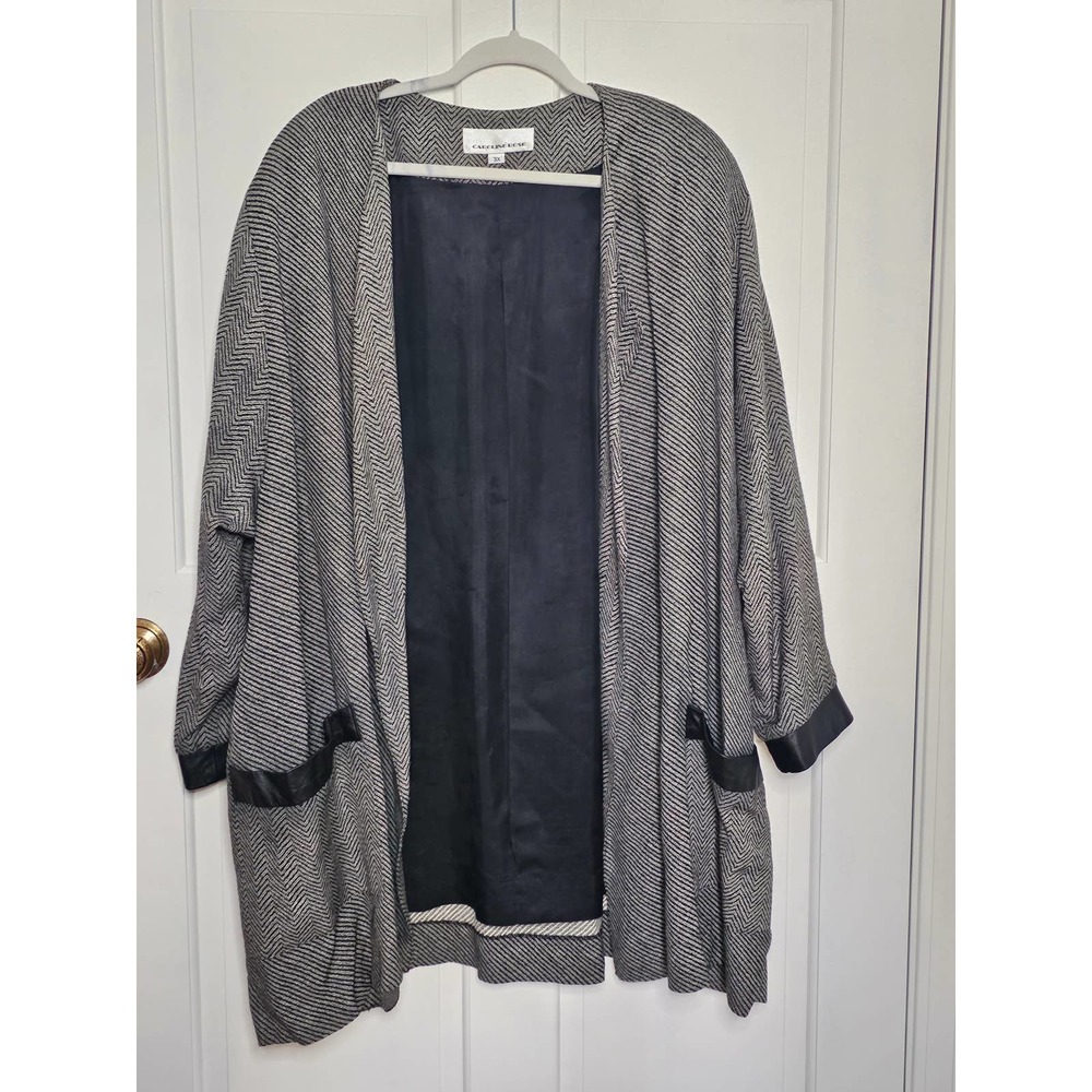 61 Caroline Rose Open Raton jacket, sz 3X